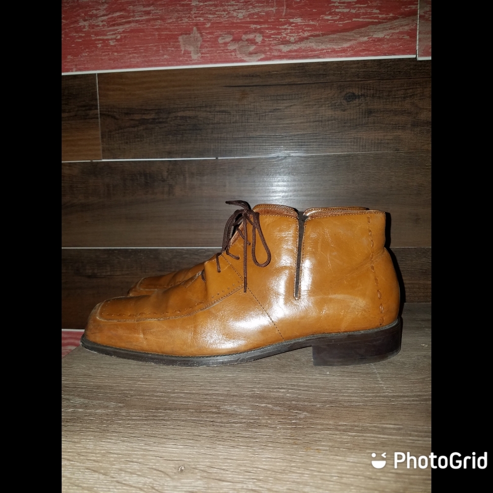 Mens Leather ankle boot  Shoes size 13